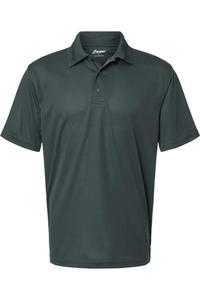 Мини-поло из сетки Paragon Saratoga Performance, цвет carbon