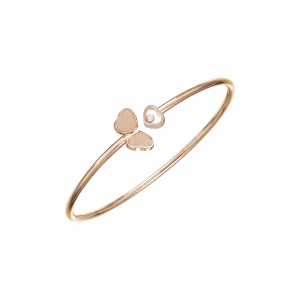 Браслет Chopard Happy Hearts Wings - Браслет, розовое золото, бриллиант