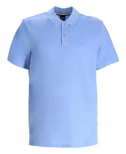 Поло-Рубашка из хлопка пима Hugo, синий
