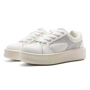 Дышащие низкие повседневные туфли, увеличивающие рост, унисекс V05, White Men'S