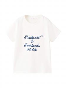 MANGO KIDS Футболка в цвете Off White