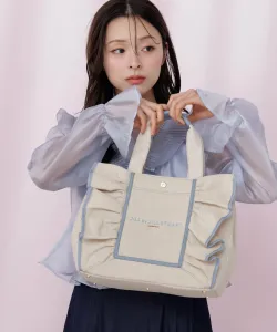 Сумка-шоппер Frame Frill (большая) Jill By Jill Stuart, цвет Edge Blue 1