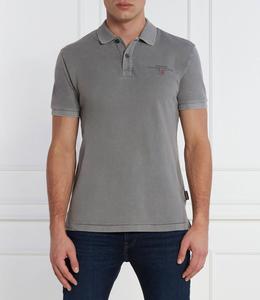 Поло Napapijri ELBAS Regular Fit, серый