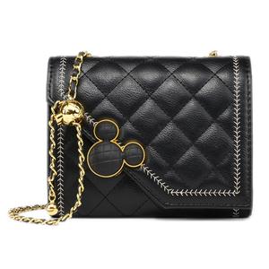 Микки Серия Маленькая Сумка Через Плечо из Кожзама Женская Черная Дисней, Хаки-Полумесяц [Сумка для Шопинга]