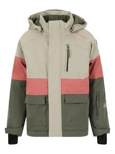 Лыжная куртка Taylora Zigzag, цвет khaki/rosa