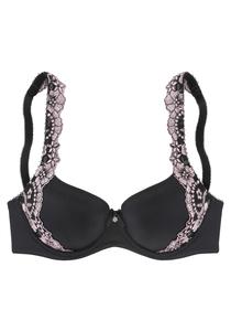 Бюстгальтер-футболка LASCANA Wanda, черный