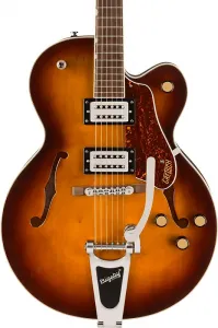 Гитара Gretsch G2420T Streamliner Hollow Body с Bigsby, грифом из лауреля, звукоснимателями Broad'Tron BT-3S, покрытие Robusto Burst