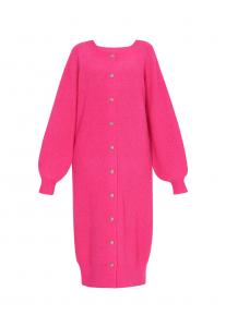 Вязаный кардиган IZIA, розовый