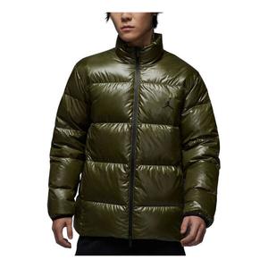 Куртка flight down puffer jacket asia sizing 'medium olive' Air Jordan, зеленый