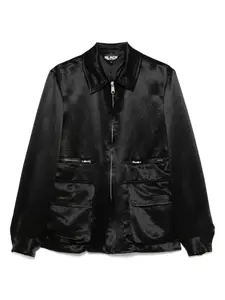 Атласная куртка Black Comme Des Garçons, черный