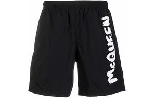 Alexander McQueen Пляжные шорты мужские black
