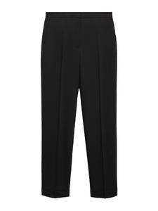 Обычные плиссированные брюки MANGO BOREAL, черный