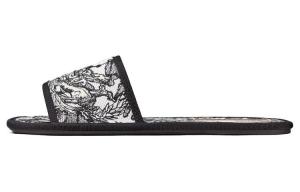 Шлепанцы Chez Moi женские, черные/белые Dior