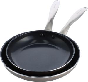 Набор сковородок GreenPan Padova Reserve, 20 и 28 см, черный