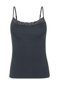 Женский топ Parisienne с кружевной отделкой на тонких бретелях JOCKEY, черный