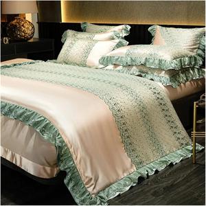 YUSIWOAL Комплект постельного белья шелковистый 1000TC дворцовый