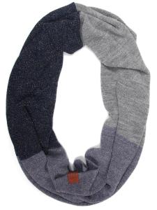 Шарф-труба COLLEZIONE ALESSANDRO Bianca, Blue Denim