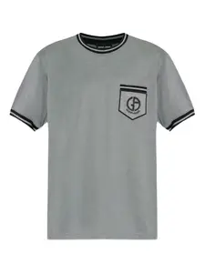 Футболка с карманом GIORGIO ARMANI, серый
