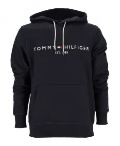 Толстовка с капюшоном и логотипом, темно-синего цвета. Tommy Hilfiger, синий