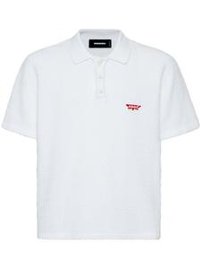 DSQUARED2 рубашка поло с логотипом, белый