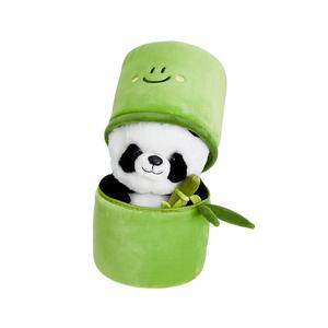Плюшевая кукла Panda Bamboo Tube Collection, высота 15-40 см The Green Party