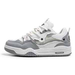 Dao Tu Sen Лоу-топ скейтборд кеды мужские бело-серые, цвет White Gray-(L11) Harbor