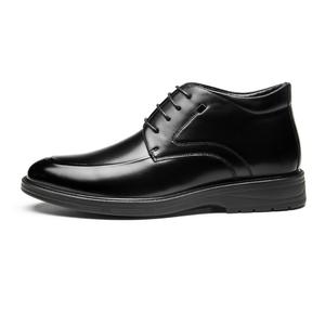 AOKANG Ботильоны мужские на низком каблуке, черные