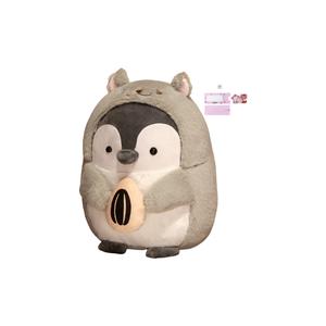 Плюшевая кукла Versatile Penguin высотой 25см/35см/45см AOLETU, серый