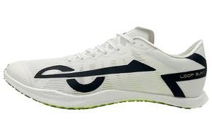 Низкие Тренировочные Беговые Кроссовки Unisex с Полноразмерной Гетерогенной Карбоновой Пластиной Moonlit White LOOP BURN, Улучшенная версия Moonlit White