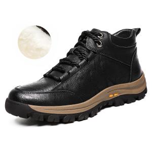 Зимние ботинки мужские черный Chint