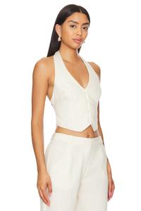 Жилет x revolve stefan Amanda Uprichard, бежевый