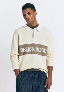 Поло с принтом Pull&Bear, White