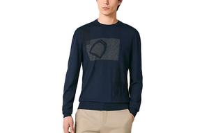 Свитер мужской темно-синий Hermes, темно-синий