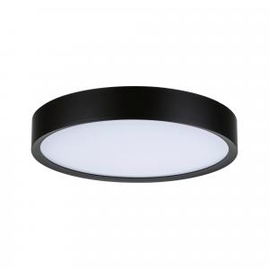 Paulmann Потолочный светодиодный светильник, черный пластик, степень защиты IP44