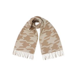 Вязаный шарф Unisex ELLE, oats коричневый