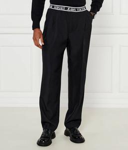 Брюки мужские Versace Jeans Couture с логотипом бренда на поясе, черный