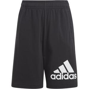 Шорты Essentials с большим логотипом, хлопок Adidas, черный