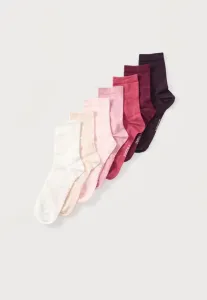 Носки в упаковке по 7 штук на каждый день Anna Field, Pink/Purple/Off-White