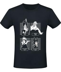 Футболка Disney Villains Mugshot, черный