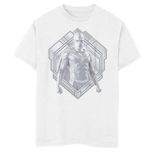 Белая футболка с геометрическим рисунком для мальчиков 8–20 лет Marvel WandaVision The Vision Marvel
