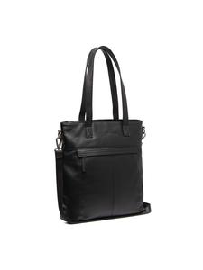 Наплечная сумка The Chesterfield Brand Nunavik Schultertasche Leder 33 cm Laptopfach, черный