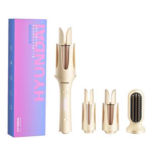 Выпрямитель и плойка 3 в 1, полностью автоматический HD 399 HYUNDAI, желтый