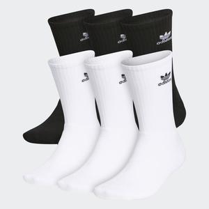 Носки с трилистником, 6 пар Adidas, Black