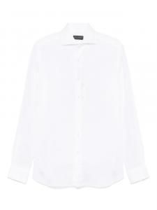Льняная рубашка Dell'oglio, белый