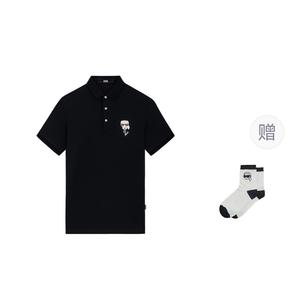 KARL LAGERFELD / Karl Lagerfeld Jeans Поло Karl Lagerfeld мужское черное