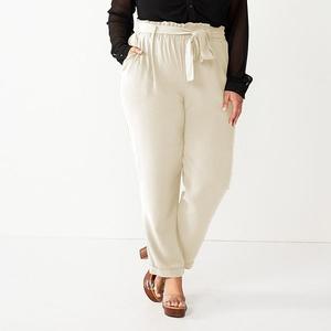 Брюки paperbag plus size для подростков So, Bone