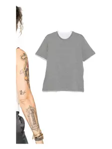 Хлопковая футболка Eleventy, серый