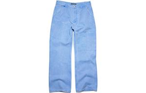 Брюки Distress Detailed Wide Leg Acne Studios, синие