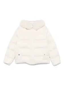 Стеганая куртка с мехом Liska, бежевый