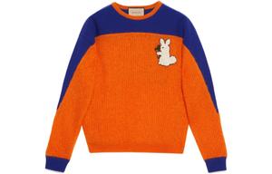 Китайский Новый год свитер мужской оранжевый Gucci, оранжевый